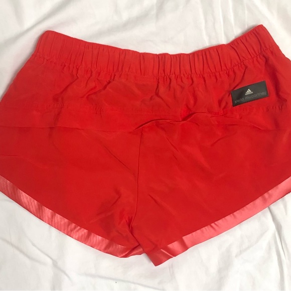 Adidas by Stella McCartney ultralight red running shorts reflective stripe S - Picture 3 of 8